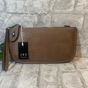 Nwt‎ Joy Susan Mauve/Rose Python Print CrossBody Purse
